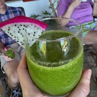 Smoothie at breakfast at Feather Leaf Inn in St Croix
