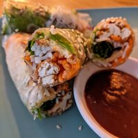 Summer rolls at Non Viet Vegan in Glasgow