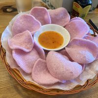 crackers  at Non Viet Vegan in Glasgow