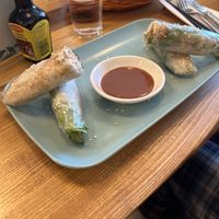 summer rolls  at Non Viet Vegan in Glasgow