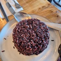 Violet rice at Non Viet Vegan in Glasgow