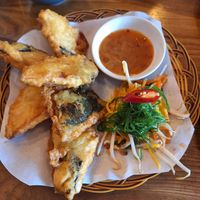 Ha long fried cakes at Non Viet Vegan in Glasgow