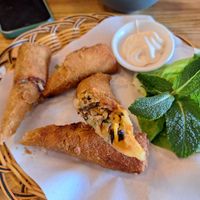 Spring rolls at Non Viet Vegan in Glasgow