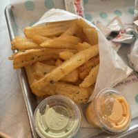 herb fries   at PLNT Burger - Bryant Park in New York City
