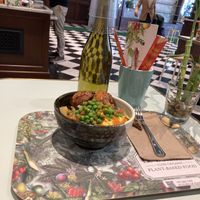 Pasta dish at Le Botaniste - Bryant Park in New York City