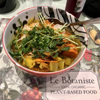 Vegetable Tajine, lack of flavor and bland. #Veganuary at Le Botaniste - Bryant Park in New York City