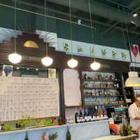 Counter inside at Le Botaniste - Bryant Park in New York City