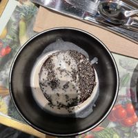 Omega-3 brownie (with cashew cream) #Veganuary at Le Botaniste - Bryant Park in New York City