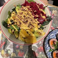 Winter salad #Veganuary at Le Botaniste - Bryant Park in New York City