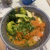 Tibetan bowl  at Le Botaniste - Bryant Park in New York City