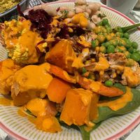 Tutti veggie salad —yum  at Le Botaniste - Bryant Park in New York City