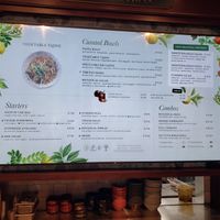 Menu at Le Botaniste - Bryant Park in New York City