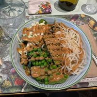 Summer Noodle Salad at Le Botaniste - Bryant Park in New York City