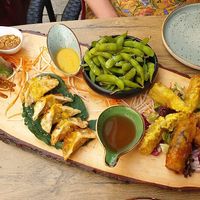 Starter plate for 3 at Vegana Vietnamese Restaurant in Mannheim