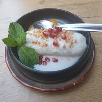 Rice with banana Dessert  at Vegana Vietnamese Restaurant in Mannheim
