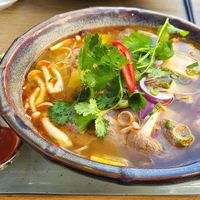 Bun Bo Hue at Vegana Vietnamese Restaurant in Mannheim