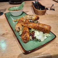 Selbstgemachte vietnamesische Frühlingsrollen at Vegana Vietnamese Restaurant in Mannheim