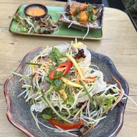 Vietnamesischer Seitan-Salat, Rindfleischart (Nr.3)  at Vegana Vietnamese Restaurant in Mannheim