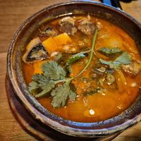 Curry soup with tofu at Vegana Vietnamese Restaurant in Mannheim