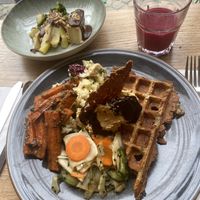 Savory waffle  at Terter in Brussels
