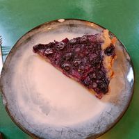Blueberry tart at Terter in Brussels