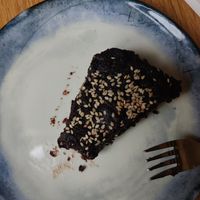 Gâteau chocolat sésame at Terter in Brussels