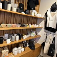 Goods for sale  at KURASU in Kyoto