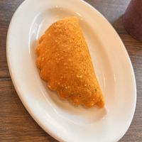 Vegan empanadaas  at Chenza's Twisted Tacos in Mattituck