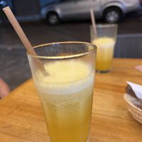 Maracuja juice 🥤   at Fer's Grill House in Puerto Baquerizo Moreno
