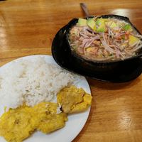Ceviche at Fer's Grill House in Puerto Baquerizo Moreno