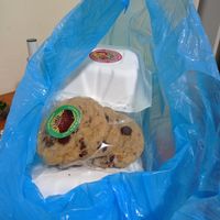 Chocolate chips cookies at Rebel's Diner in Cuernavaca