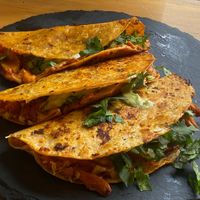 Quesabirrias de setas 🤤 at Rebel's Diner in Cuernavaca