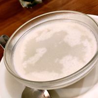 Almond flan at Vegebowl in Paris