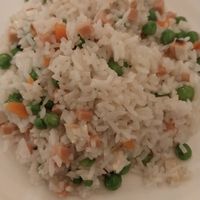 Vegan Cantonese rice at Vegebowl in Paris