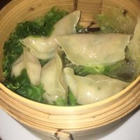 Steamed dumplings at Vegebowl in Paris