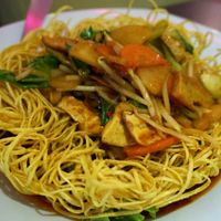 Crispy noodles. at Vegebowl in Paris