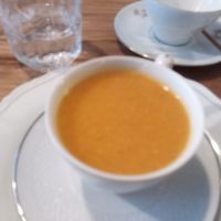 sweet potato soup at Gebakswinkel Bloem in Weert