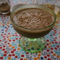 Algarrobina pudding.  at Yami in Lima