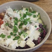 Greek Mix Bowl 🇬🇷 at be low - bowl bar in Buchholz In Der Nordheide