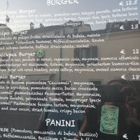 Menù del bar at Grand Cafe San Marco in Valeggio Sul Mincio