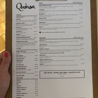   at Quinoa in Las Condes