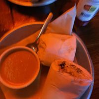 Sorry it’s blurry! Po boy! Very good!  at Ground Control in Chicago