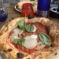 Pizza with „Salami“ & „Mozzarella"  at 60 Seconds to Napoli in Wuppertal