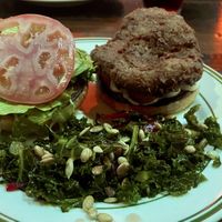 Veg-fil-a with kale salad  at the HOOT in Columbia