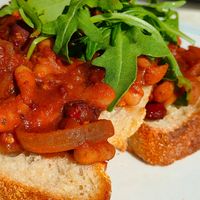Beans on Toast at The Good Loaf Sourdough Bakery and Cafe in Bendigo