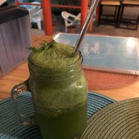 Frozen Mint lemonade   at Lewis's House in Puerto Viejo De Talamanca