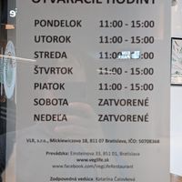 Hours at Veg Life - Einsteinova in Bratislava