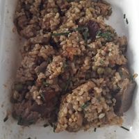 Natural rizoto s hribami at Veg Life - Einsteinova in Bratislava