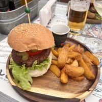 Vegan burger   at Babaluu in Budva