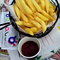 French fries with ketchup at Babaluu in Budva